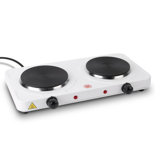 2000W Portable Electric Double Burner Hot Plate Cooktop Cooking Stove Kitchen