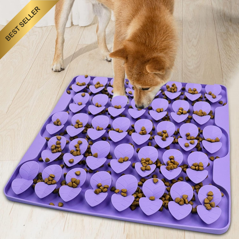 Silicone Snuffle Mat for Large Dogs, Slow Feeder Lick Mat to Slow down Eating, I