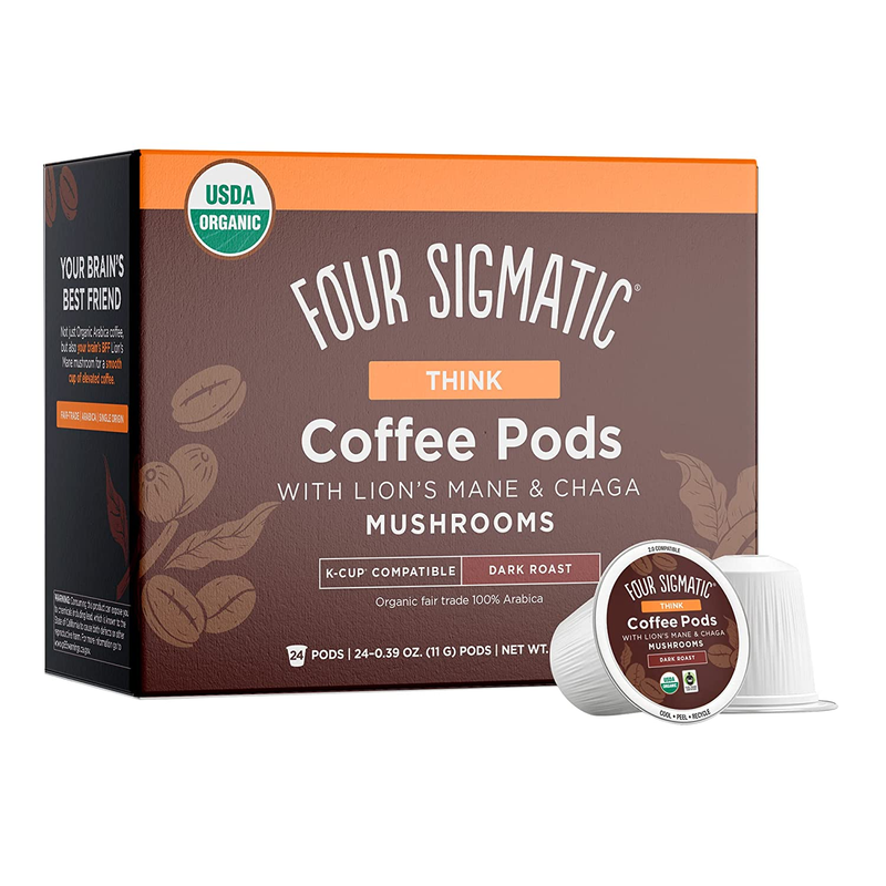 Mushroom Coffee K-Cups by  | Organic and Fair Trade Dark Roa