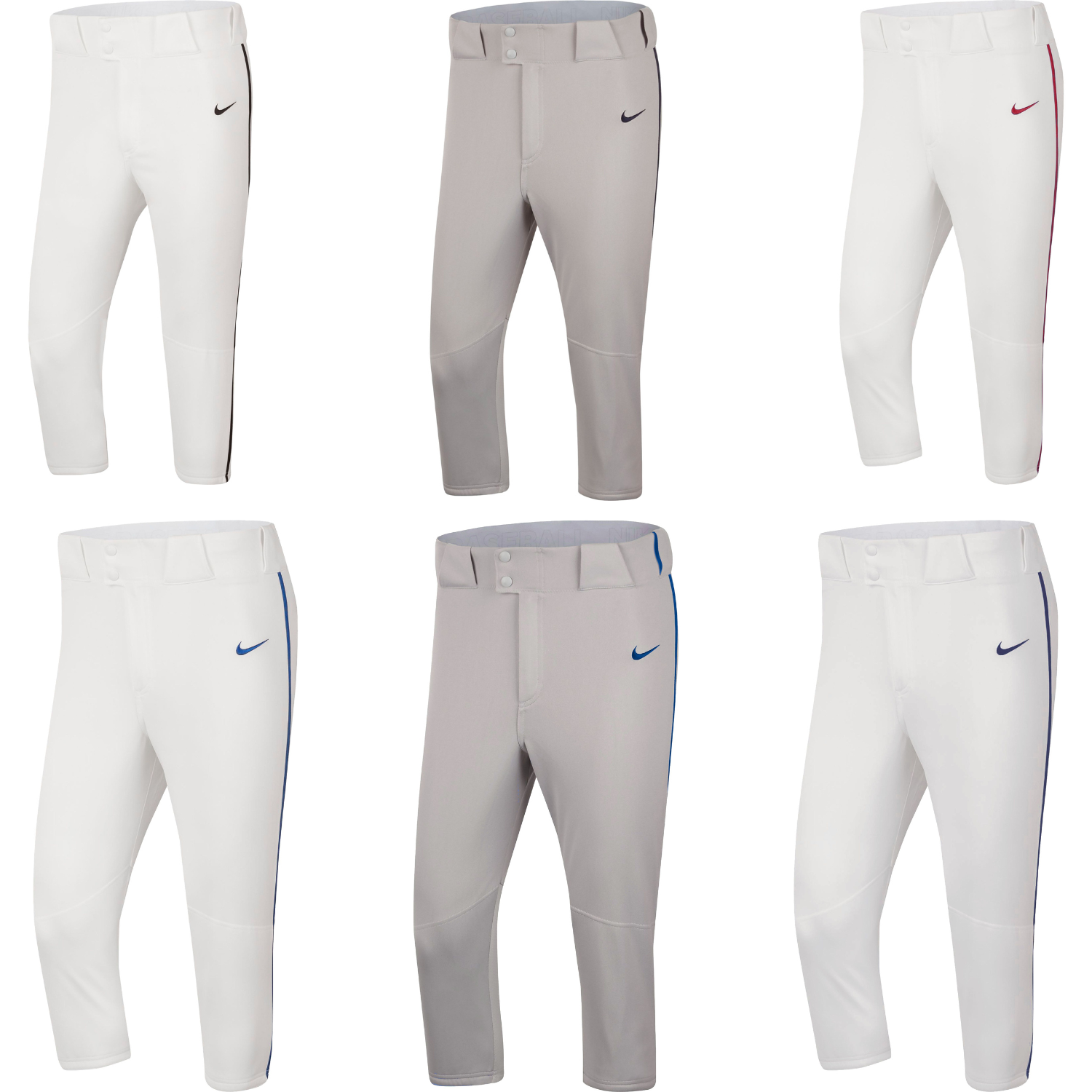 BQ6437] Nike Men's Vapor High Piped Baseball Knicker Pants
