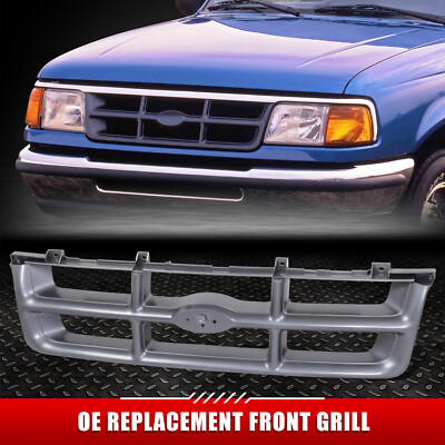 [Сотовая сетка] для 93-94 Ford Ranger 2WD XLT Передняя решетка радиатора с эмблемой