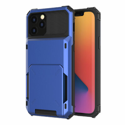 Wallet Case 4 Credit Card ID Holder Cover For iPhone 15 Pro Max 14 13 12 11 XS 8