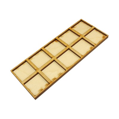 Litko Movement Tra  Upsizing Formation Tray - 5x2 Formation, 25mm Square B New