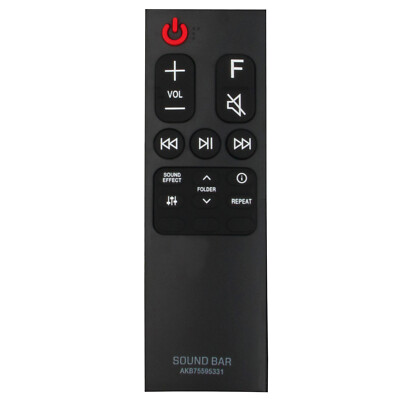 AKB75595331 Replace Remote for LG Soundbar SL6Y SPL5B-W SN6Y SPN5B-W SL4 SL7Y