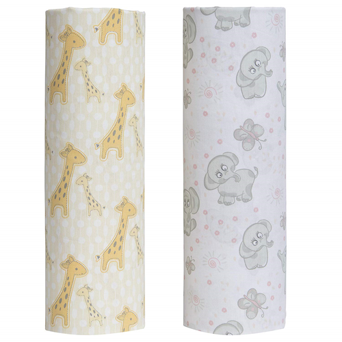 Cuddles & Cribs 2 Pack GOTS Certified Organic Cotton Fitted Crib Sheet –