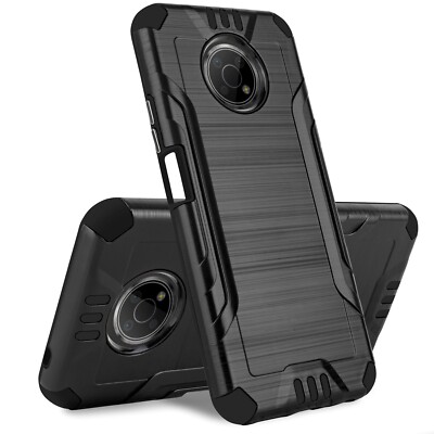 For Nokia G300 5G Heavy Duty Metallic Tough ShockProof Premium Hybrid Case Cover