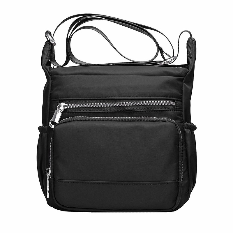 For Women,volganik Rock Multi Pocket Crossbody Bag Nylon Poc
