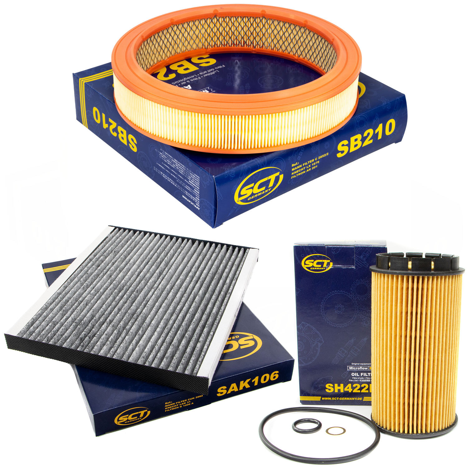 Inspektionspaket Filterset SCT für VW Golf III Vento 1.4 1H1 40 44KW 55 PS 60 PS