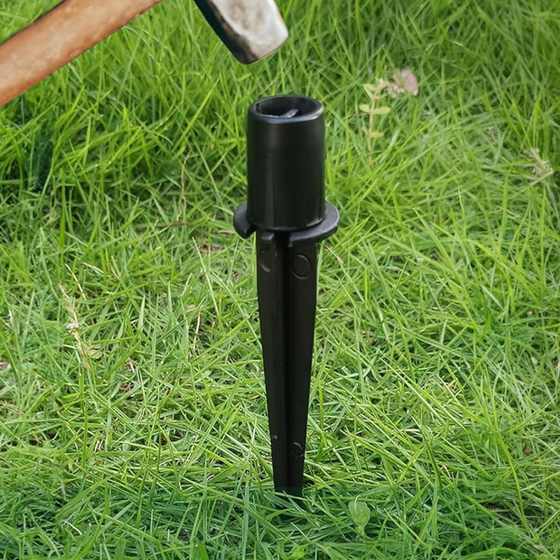 10 Pack Metal Replacement Stakes for Solar Lights Outdoor, 0.78" X 5.35" Solar