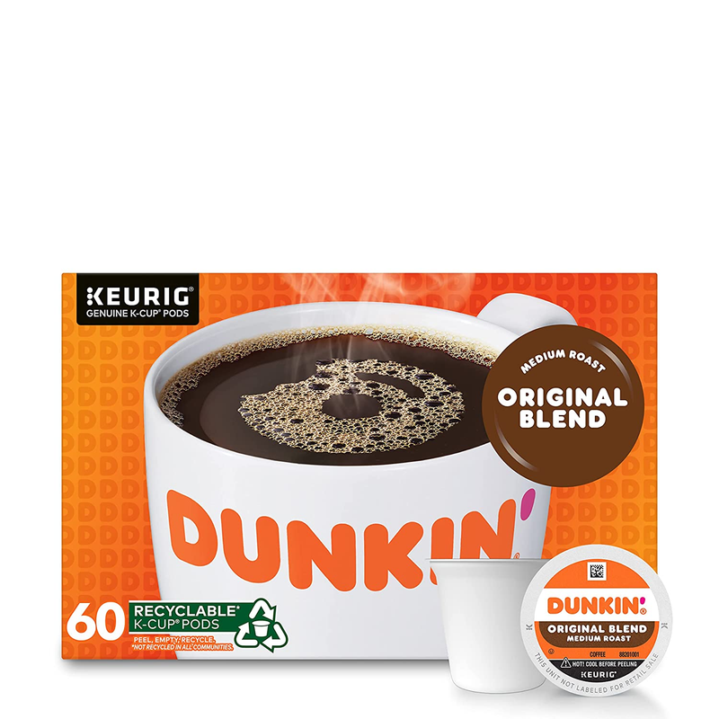 Dunkin' Donuts Original Blend K-Cups, Medium Roast (60 ct.)