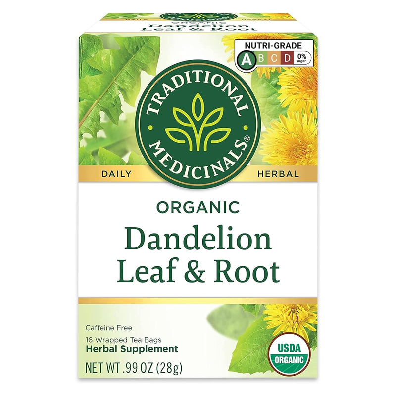 Traditional Medicinals Tea, Organic Dandelion Leaf and Root 
