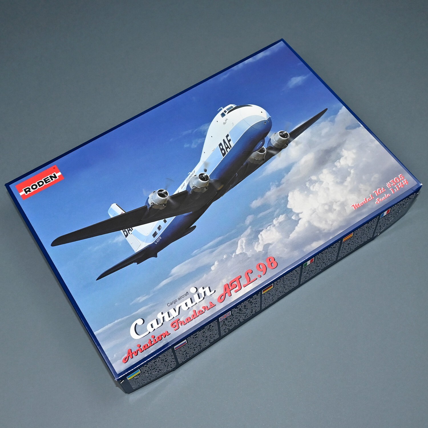 ❶　1/200　チャネルエアブリッジ　ATL-98 カーベア G-ANYB ➀ 1/200 チャネルエアブリッジ ATL-98 カーベア G-ANYB