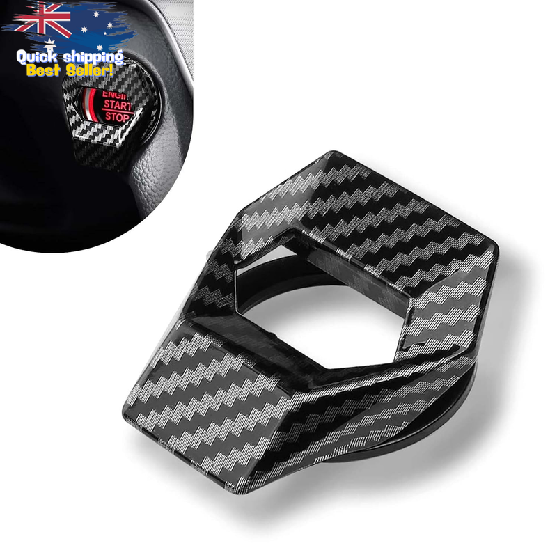 Zinc Alloy Push Start Button Cover, Engine Stop Protector, Universal Car Decor
