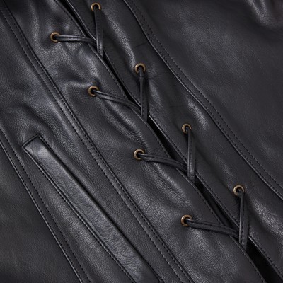 Pre-owned Indian Motorcycle Polaris Men's Western Vest, Black