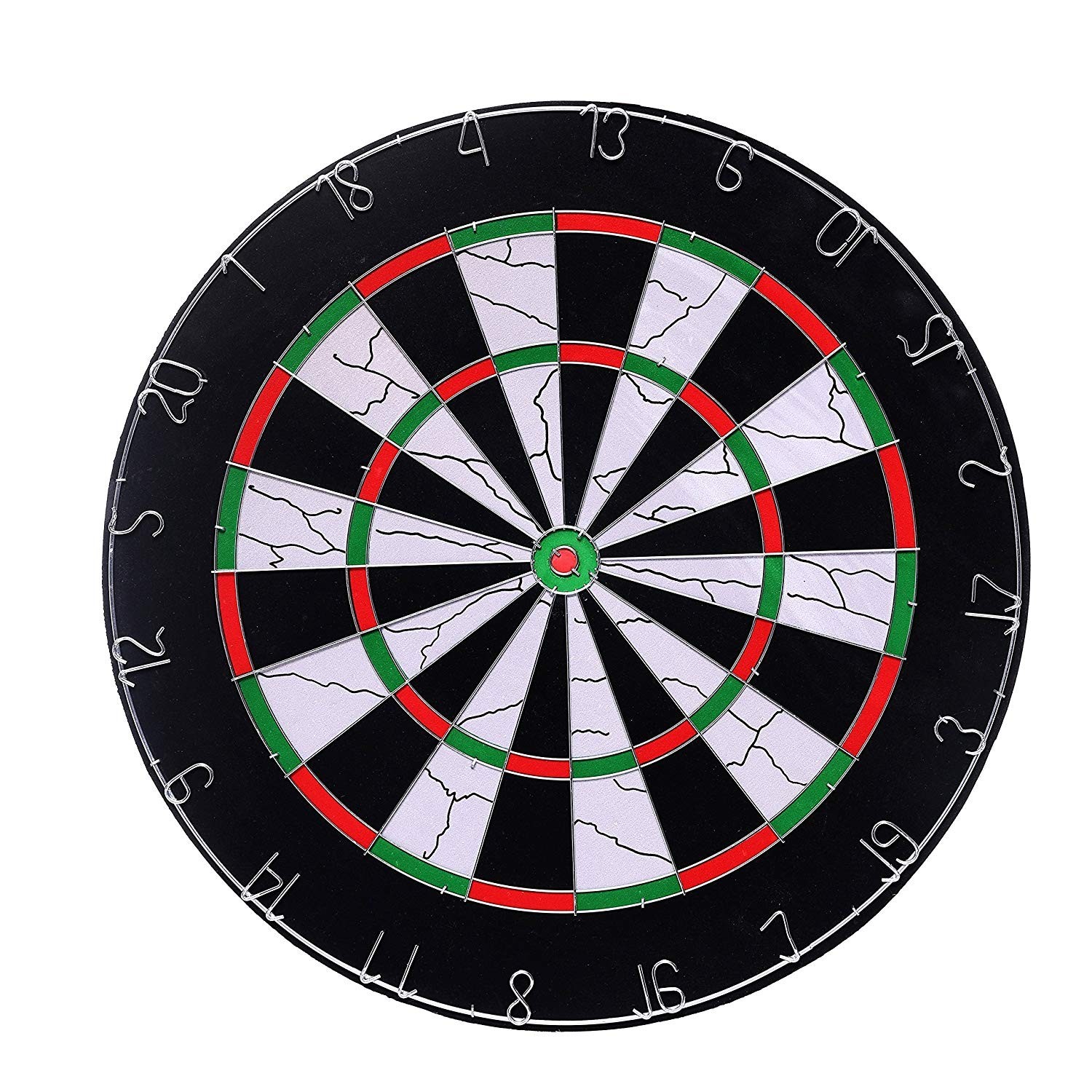 Dartboard Game Set Room Scoreboard Display Double Sided Multicolor Wall 18 Inch