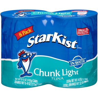 StarKist Chunk Light Tuna in Oil, 5 oz Canned Tuna Fish, Wild Caught,