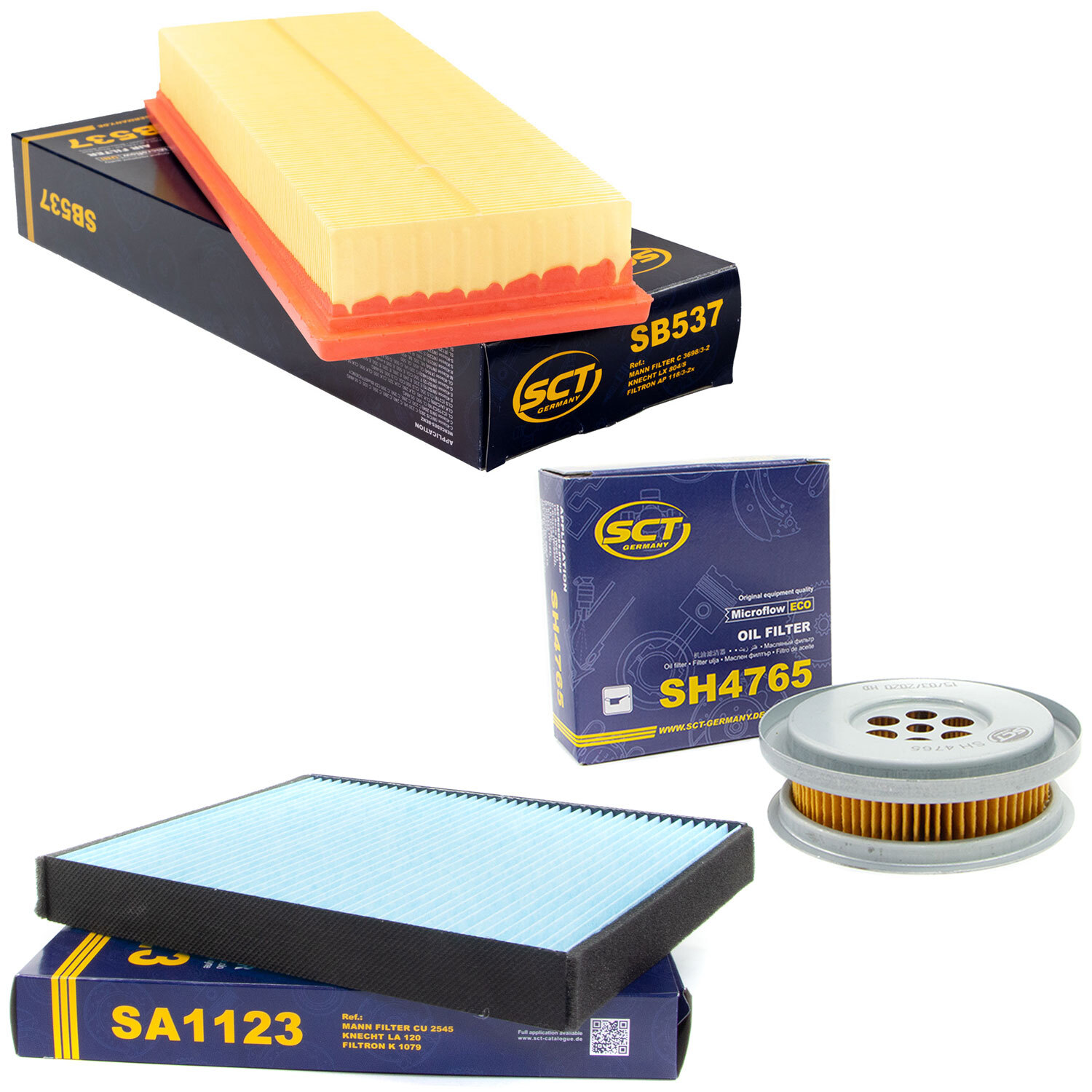 Inspektionspaket Filterset SCT für Mercedes G-Klasse G 500 W463 218 KW 296 PS