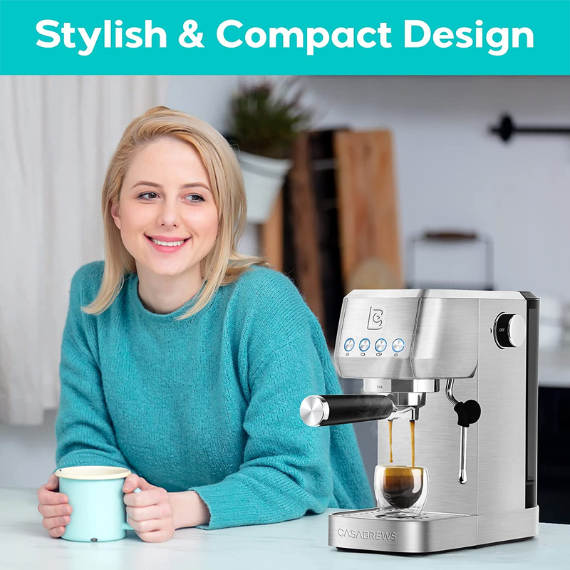 Espresso Machine 20 Bar, Professional Coffee Maker Cappuccino Latte Machine with