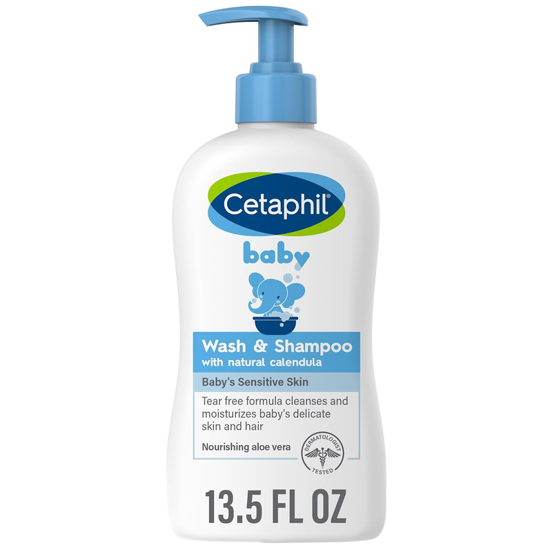Baby Wash & Shampoo with Organic Calendula, Mother'S Day Gifts