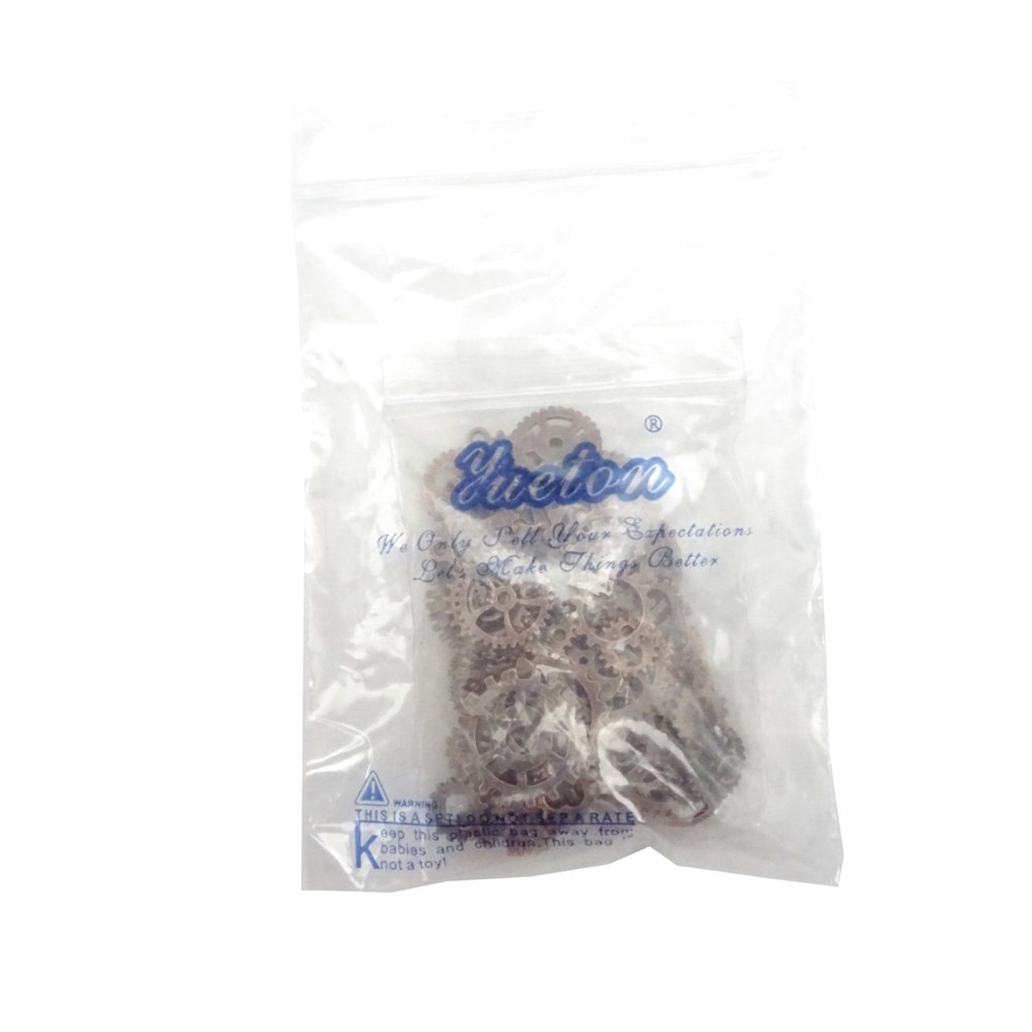 100Gram Copper Assorted Steampunk Antique Gears Skeleton Clock Watch Gear Crafts