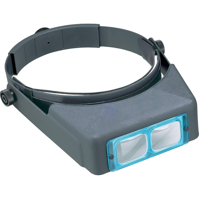 Donegan LX-5 Optivisor Headband Magnifier, 2.25X Magnification Optical-Grade Acr