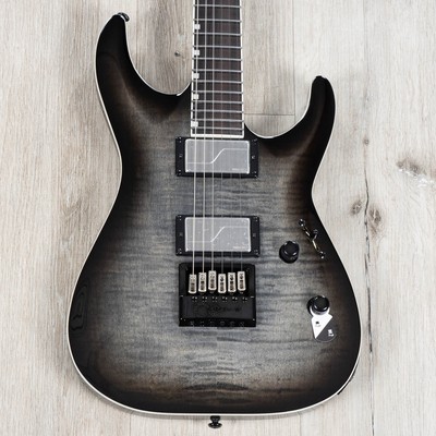 ESP LTD MH-1000 EverTune Guitar, Fishman Fluence Modern Pickups, Charcoal Burst