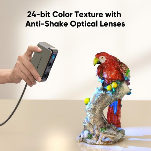 3DMakerpro Handheld 3D Scanner For 3D-Printing 0.01mm Accuracy 10FPS Seal New