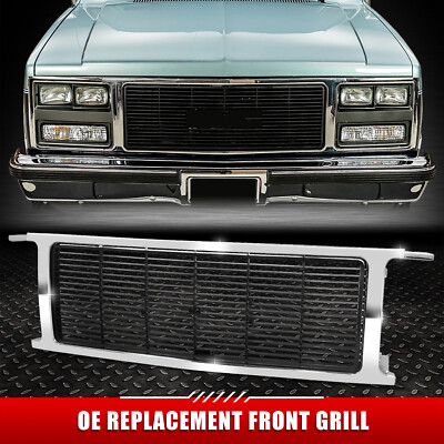 Для 89-91 GMC C/K/R/V 1500-3500 Jimmy Хромированная передняя решетка радиатора с эмблемой