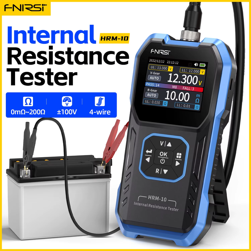 HRM-10 Battery Voltage Internal Resistance Tester 18650 High-precision AC Acid L