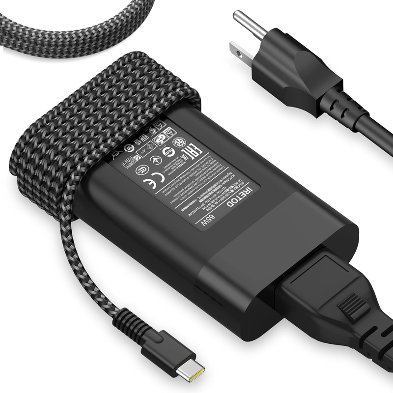 Charger Compatible with HP Laptop Computer 65W 45W USB C Fast Power Adapter, New