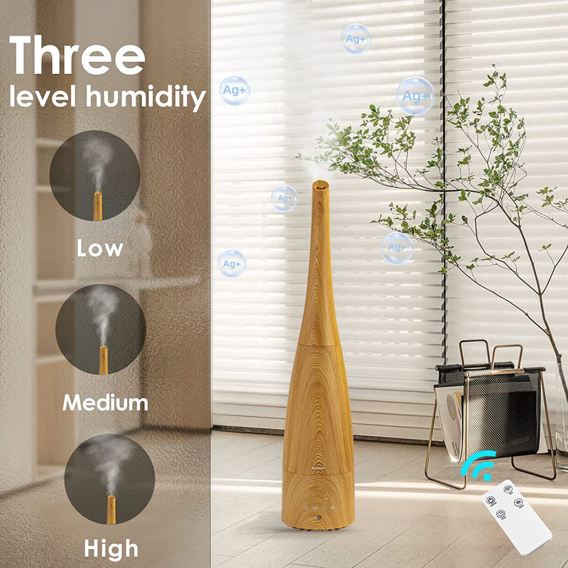 Cool Mist Humidifier, Warm and Cool Mist Humidifier for Home/Bedroom with Remote