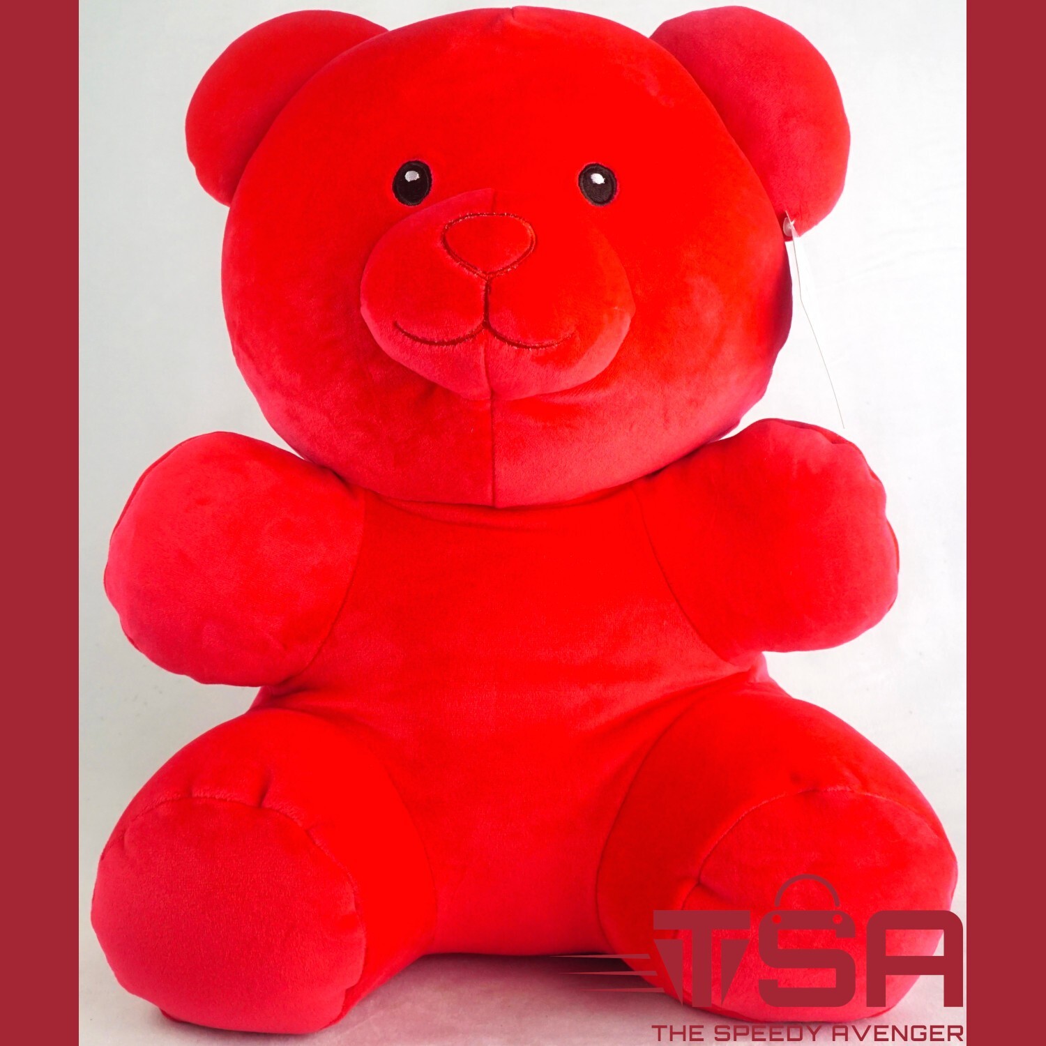 16 in Valentine's Day RED GUMMY BEAR PLUSH Stuffed Animal Way To Celebrate