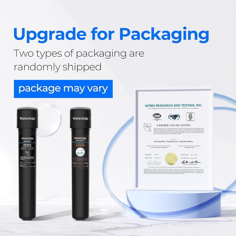 17UA 3 Years Under Sink Water Filter System-Reduces Lead, Chlorine, Bad Taste &