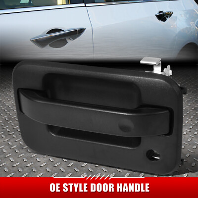 ДЛЯ 04-14 FORD F150 LOBO ТЕКСТУРИРОВАННАЯ НАРУЖНАЯ РУЧКА ПЕРЕДНЕЙ ЛЕВОЙ ДВЕРИ С ЗАМОЧНОЙ СКВАЖИНОЙ