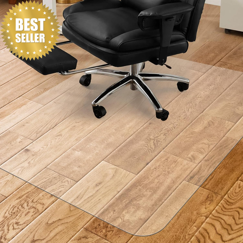 Office Chair Mat for Hard Floor, 2Mm Extra Thick PVC Desk Chair Mat Hardwood Til