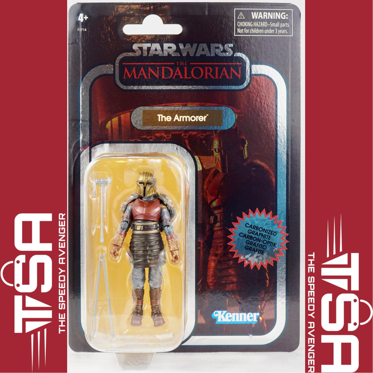 Star Wars The Vintage Collection Carbonized The Armorer The Mandalorian Kenner