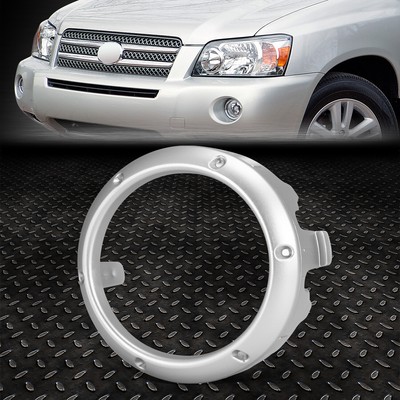 Для 04-07 Toyota Highlander OE Style Серебристая рамка противотуманной фары со стороны водителя серебристого цвета