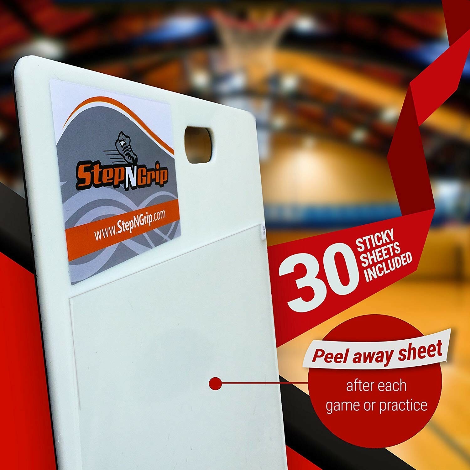 Courtside Traction Mat Shoe Grip Pad Sticky Removes Dirt Dust Sports Basketball