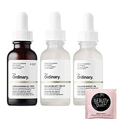 The Ordinary Face Serum Set! Caffeine Solution 5%+EGCG! Hyaluronic Acid 2%+B5! 