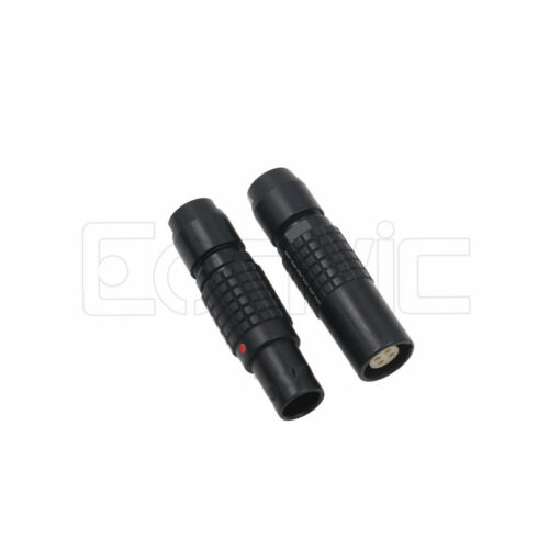 Black 0B PHG FGG 2 3 4 5 6 7 9 Pin Male Female Connector Compatible for Lemo 