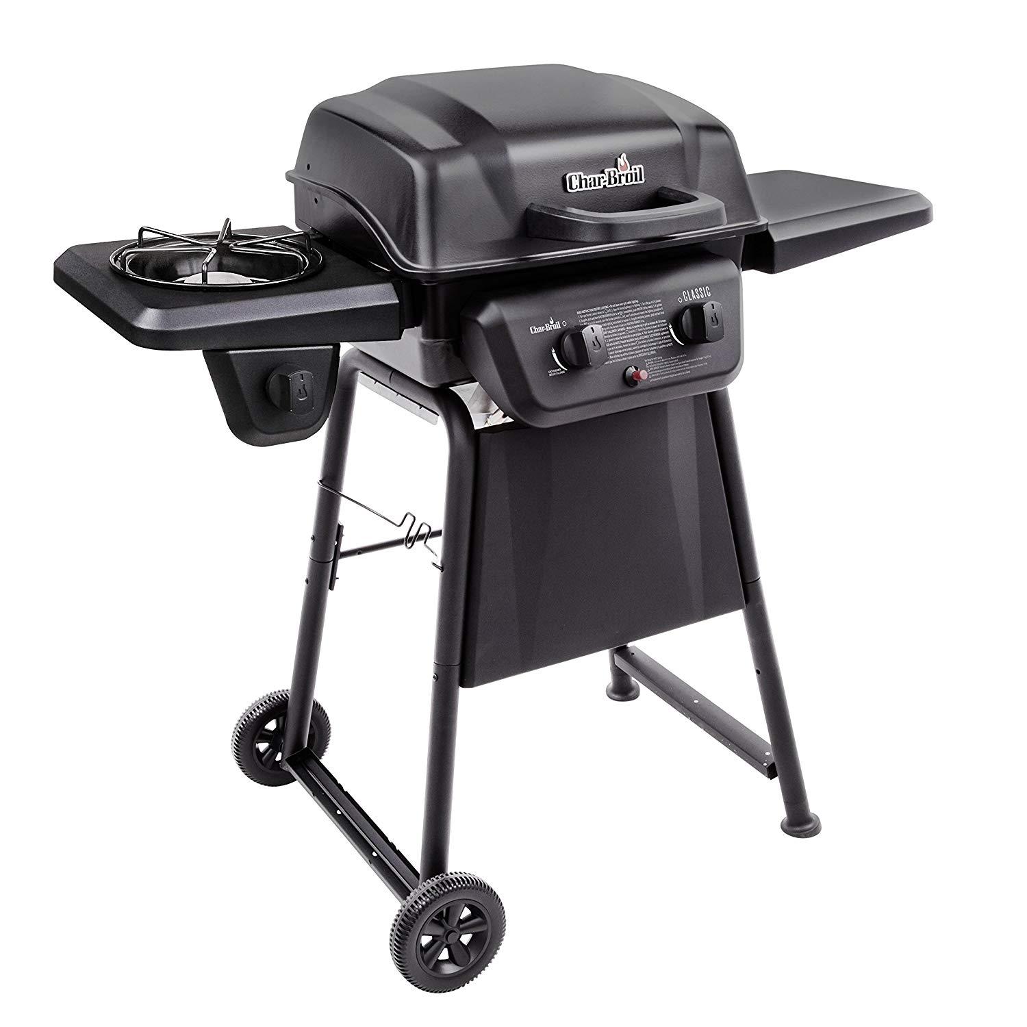 Outdoor Gas Grill Propane Side Burner Barbecue BBQ Searer Griller Steak Pork
