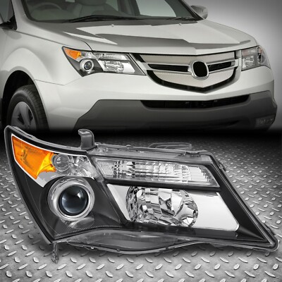 Для 07-09 Acura MDX OE Style Правая фара со стороны пассажира Черная/янтарная