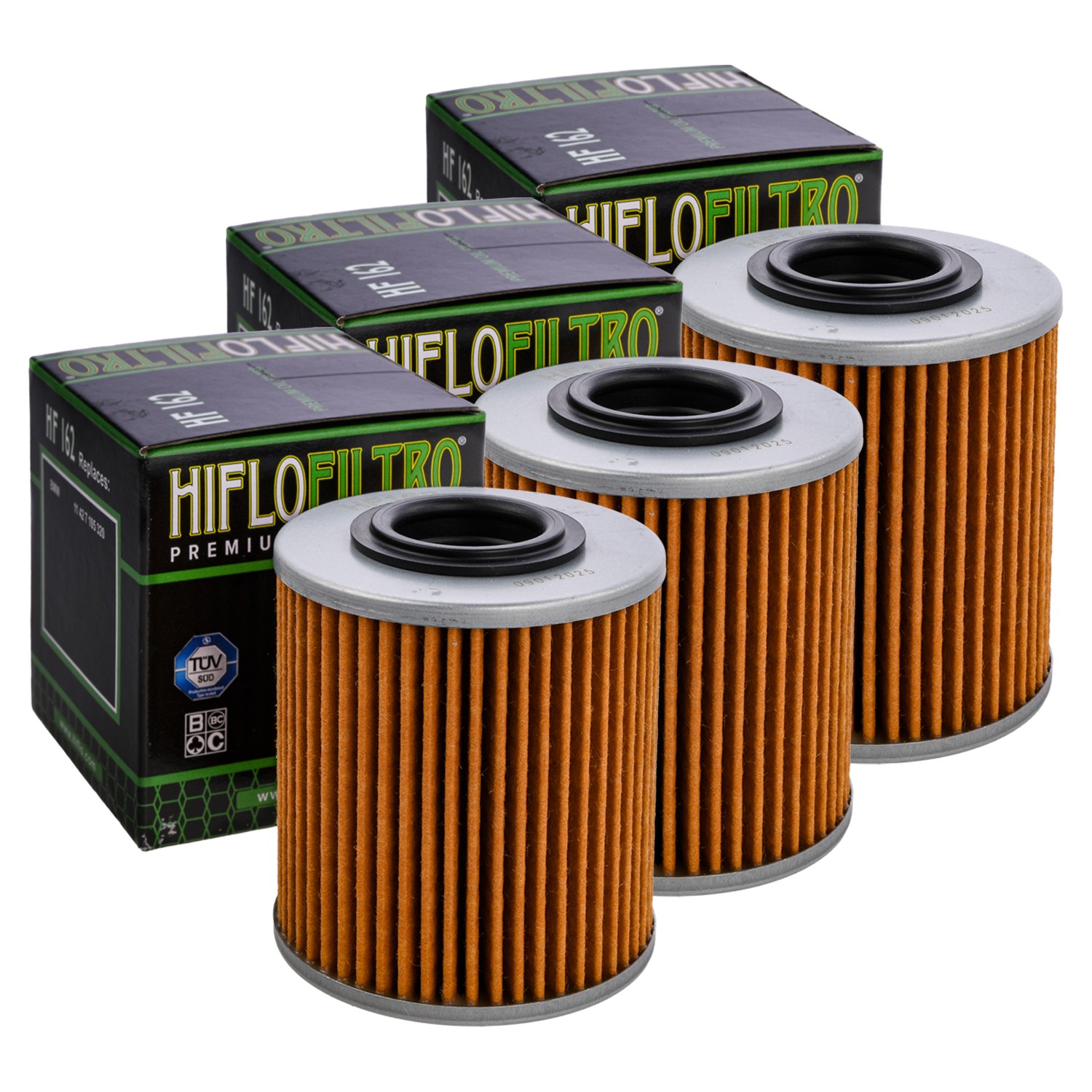 3x HIFLO Ölfilter HF162