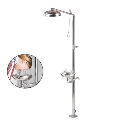 OPTI KLENS Faucet Mount Eyewash Station Eye Wash Fast Easy Installation USA Made