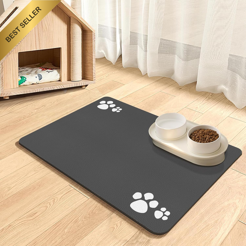 Pet Food Mat, Absorbent Dog Mat for Food and Water, Pet Placemats for Cat and Do