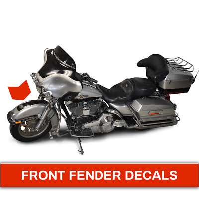 Harley Davidson 100th Anniversary front fender decals