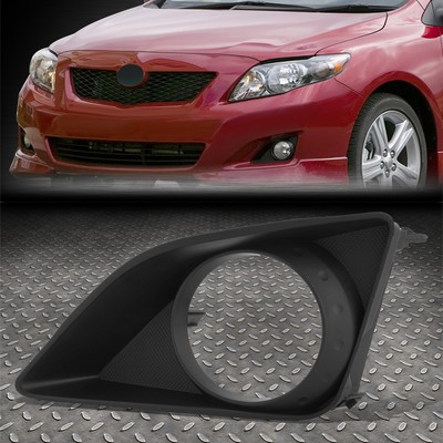 Для 09-10 Toyota Corolla 1 шт. в стиле OE, черная передняя противотуманная фара со стороны водителя, ободок