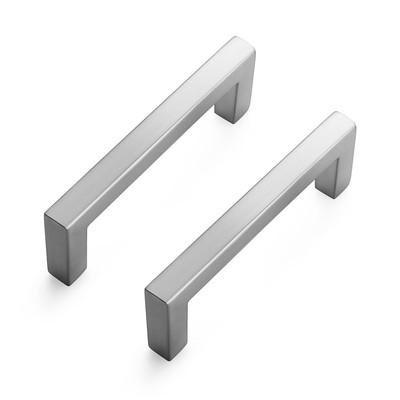 30 Pack Solid 3 Inch Center to Center Slim Square Bar Drawer Handles Kitchen ...