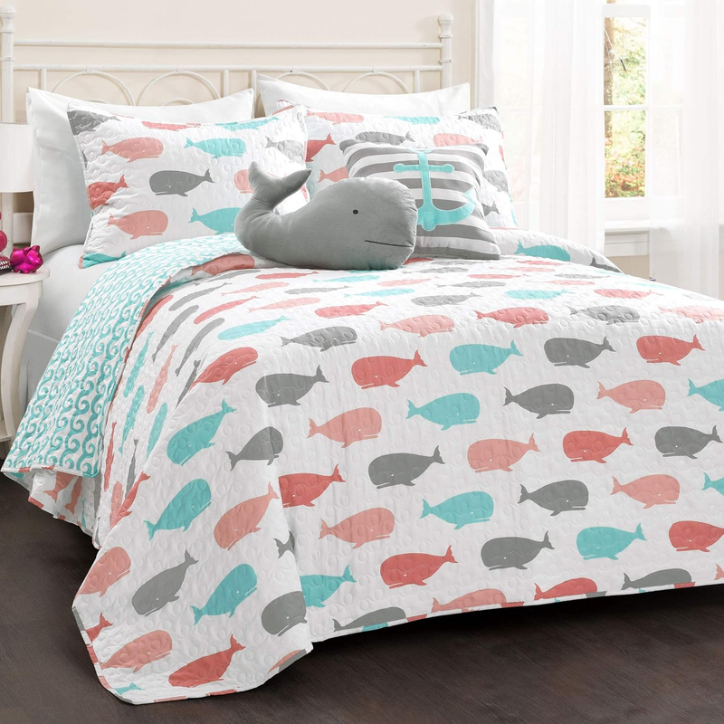 With Sham And Decorative Throw P