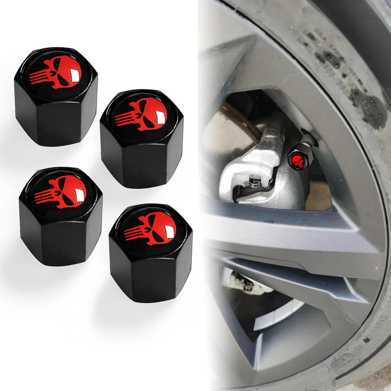 Tapones Tapas Para Llanta de Aire Valvulas de Neumaticos Auto Carro Moto Bicicle